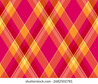 Patrón de argyle de rombo geométrico. Diseño de Fondo de pantalla de cuadros de arlequín. Clásico diamante en forma de material textil para el fondo de Web, ropa de tela de impresión, suéter, papel de embalaje, Tarjeta de regalo, invitación