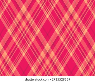 Padrão de Argyle de losango geométrico. Harlequin verificar papel de parede design. Material têxtil em forma de diamante clássico para fundo da web, impressão de roupas de tecido, suéter, papel de embrulho, cartão de presente, convite