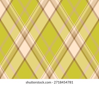 Argyle pattern of geometric rhombus. Harlequin check wallpaper design. Classic diamond shaped textile material for web background, print fabric clothing, sweater, wrapping paper, gift card, invitation