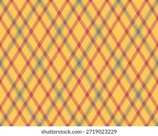 Argyle-Muster von geometrischen Rhombus. Harlequin Check Tapete Design. Klassisches diamantförmiges Textilmaterial für Webhintergrund, Stoffdruck Kleidung, Pullover, Einwickelpapier, Geschenkkarte, Einladung