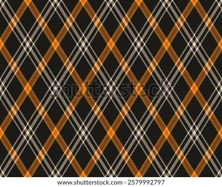 Argyle pattern of geometric rhombus. Harlequin check wallpaper design. Classic diamond shaped textile material for web background, print fabric clothing, sweater, wrapping paper, gift card, invitation