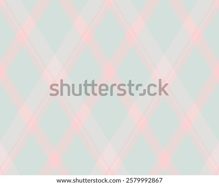 Argyle pattern of geometric rhombus. Harlequin check wallpaper design. Classic diamond shaped textile material for web background, print fabric clothing, sweater, wrapping paper, gift card, invitation