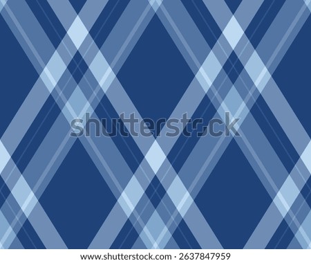 Argyle pattern of geometric rhombus. Harlequin check wallpaper design. Classic diamond shaped textile material for web background, print fabric clothing, sweater, wrapping paper, gift card, invitation