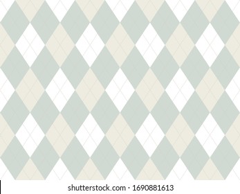 Argyle pattern seamless. Fabric texture background. Classic argill vector ornament.