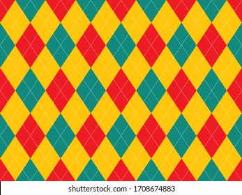 Patrón arcillo sin fisuras. Fondo de textura de tejido. Ornamento vectorial clásico de argill.