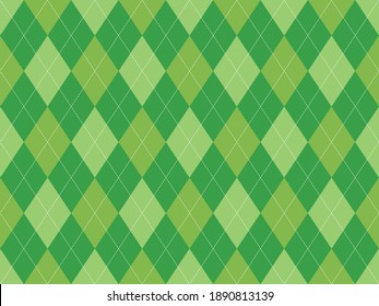 Argyle pattern seamless. Fabric texture background. Classic argill vector ornament.
