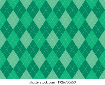 Argyle pattern seamless. Fabric texture background. Classic argill vector ornament.