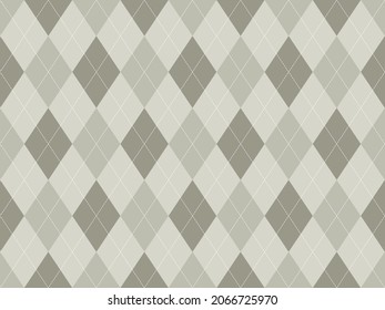Argyle pattern seamless. Fabric texture background. Classic argill vector ornament.