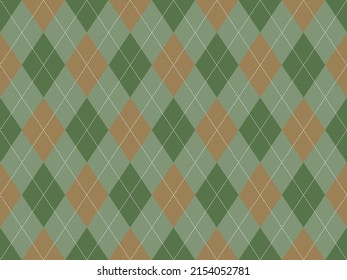 Argyle pattern seamless. Fabric texture background. Classic argill vector ornament.