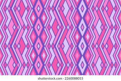 Argyle rhombus ethnic tribal motifs vector geometric pattern. Mosaic chevron texture peruvian ornament. Textile repeat pattern. Interior decor bohemian ornament. Ancient folk print.