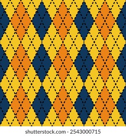 Argyle seamless pattern. Very beautiful seamless pattern design for decorating, wallpaper, wrapping paper, fabric, backdrop and etc.