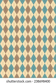 argyle seamless pattern.each color in separate layer.