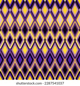 Argyle seamless vector pattern background. Pattern of a rhombuses.