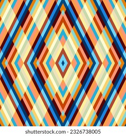 Argyle seamless vector pattern background. Pattern of a rhombuses.