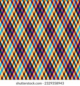 Argyle seamless vector pattern background. Pattern of a rhombuses.