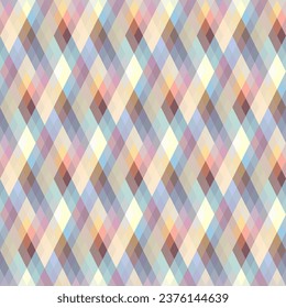 Argyle seamless vector pattern background. Pattern of a rhombuses.
