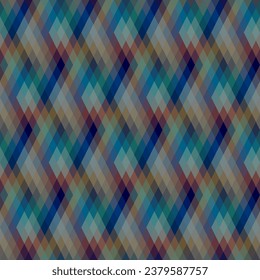 Argyle seamless vector pattern background. Pattern of a rhombuses.
