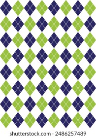 Argyle traditional vector pattern.Seamless geometric illustration pattern.Scotland argyll intarsia pastel element style .Design for fabric clothing,sweater,socks,wrapping,tablecloth,blanket,decoration