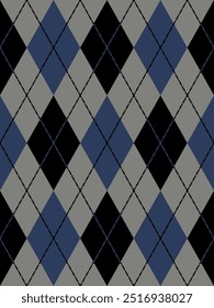 Argyle tradicional vetor pattern.Seamless geometric ilustration pattern.Scotland argyll intarsia pastel element style .Design para roupas de tecido,suéter,meias,envoltório,toalha de mesa,cobertor,decoração