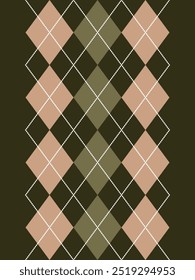 Argyle traditional vector pattern.Seamless geometric illustration pattern.Scotland argyll intarsia pastel element style .Design for fabric clothing,sweater,socks,wrapping,tablecloth,blanket,decoration