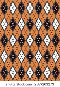 Argyle traditional vector pattern.Seamless geometric illustration pattern.Scotland argyll intarsia pastel element style .Design for fabric clothing,sweater,socks,wrapping,tablecloth,blanket,decoration