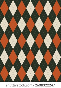 Argyle traditional vector pattern.Seamless geometric illustration pattern.Scotland argyll intarsia pastel element style .Design for fabric clothing,sweater,socks,wrapping,tablecloth,blanket,decoration