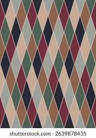 Argyle traditional vector pattern.Seamless geometric illustration pattern.Scotland argyll intarsia pastel element style .Design for fabric clothing,sweater,socks,wrapping,tablecloth,blanket,decoration