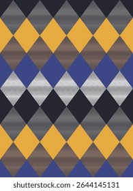 Argyle traditional vector pattern.Seamless geometric illustration pattern.Scotland argyll intarsia pastel element style .Design for fabric clothing,sweater,socks,wrapping,tablecloth,blanket,decoration