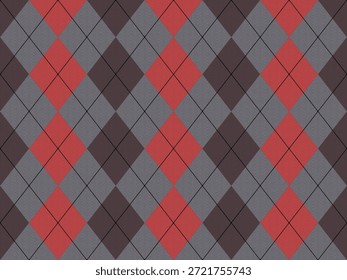 Argyle tradicional vetor pattern.Seamless geométrica ilustração pattern.Scotland argyll intarsia pastel element style.Design para roupas de tecido, camisola, meias, envoltório, toalha de mesa, cobertor, decoração.