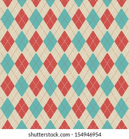 Argyle Vector Abstract Pattern Background