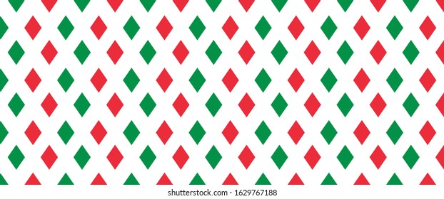 Argyle Vector Pattern Italy, Italia Flag  Republic Liberation Labour Day , Italian Color Green And Red Diamonds Seamless Geometric Texture Background Diamonds Style Squares, Square Elements Clothes