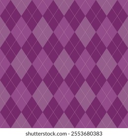 Argyle vector pattern squares Seamless geometric background for clothing, wrapping paper, backdrop, for cards.