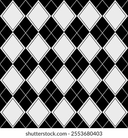 Argyle vector pattern squares Seamless geometric background for clothing, wrapping paper, backdrop, for cards.