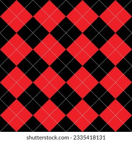 Argyle vector seamless pattern. Vector illustration background.
