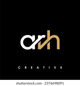 ARH Letter Initial Logo Design Template Vector Illustration