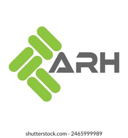 ARH letter logo design on black background. ARH creative initials letter logo concept. ARH letter design.