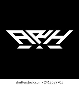 ARH letter logo vector design, ARH simple and modern logo. ARH luxurious alphabet design  