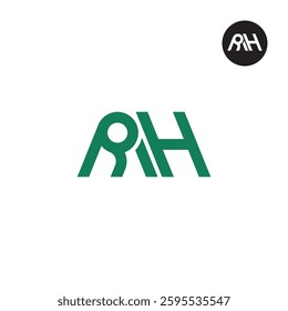 ARH RAH Logo Letter Monogram Design