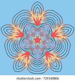 Aribic Colorful Mandala. Ethnic tribal ornaments