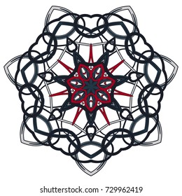 Aribic Colorful Mandala. Ethnic tribal ornaments