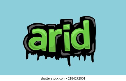 ARID background writing vector design very cool and simple