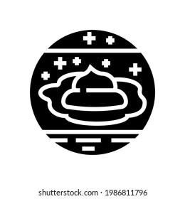 arid climates glyph icon vector. arid climates sign. isolated contour symbol black illustration
