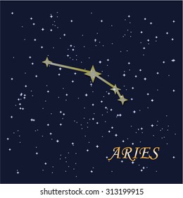 The aries constellation