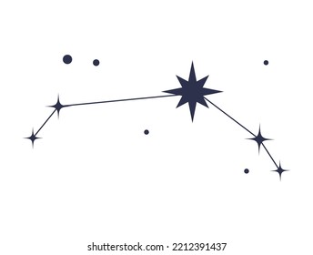 aries constellation astrological isolated icon
