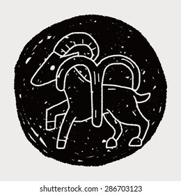 aries Constellation doodle