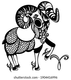 Aries horoscope sign in twelve zodiac 