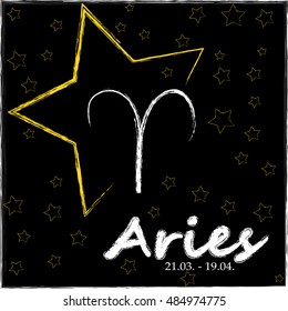 Aries . Horoscope . Zodiac .