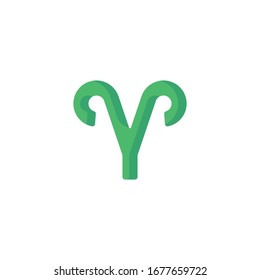 Aries Icon for Graphic Design Projects