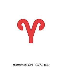 Icono de Aries para proyectos de diseño gráfico