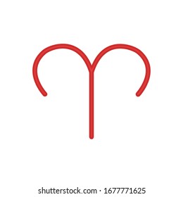 Aries Icon for Graphic Design Projects